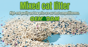 Premium Mixed Tofu Cat Litter Strong Clumping Deodorizing Eco Friendly Low Dust Cat Sand Factory Supply - Product Image 2