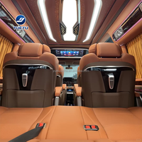 Sièges de luxe OEM pour van, sièges pivotants VIP, sièges de capitaine, sièges de bus, sièges de passagers d'affaires en cuir pour Toyota Hiace Grandia