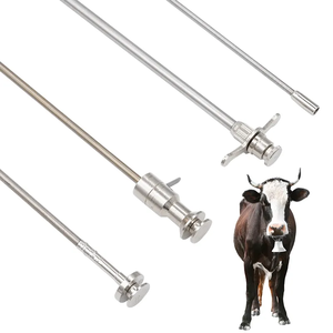 Pistola de Inseminación Artificial Veterinaria para Ganado Vacuno y Ovino, Pistola Manual de Inyección de Semen para Vacas y Cabras, Pistola de Inseminación Artificial de Acero Inoxidable en Venta - Product Image 1