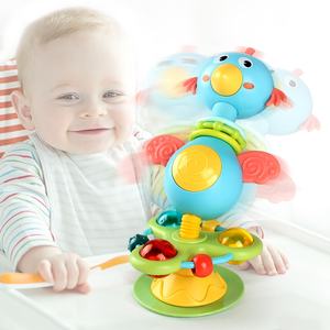 <span class=keywords><strong>Table</strong></span> à manger pour bébé chaise ventouses Musical bébé anneau <span class=keywords><strong>de</strong></span> dentition <span class=keywords><strong>hochet</strong></span> Spinner jouet apaisant pour saisir - Product Image 2