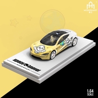 Modèle de voiture de course miniature en alliage d'aluminium à l'échelle 1:64, personnalisé, cadeau pour la décoration de la maison