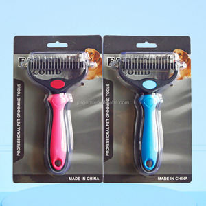 Toelettatura per animali domestici pettine professionale spazzola per rimozione peli per animali domestici con doppio lato per spargimento di spazzole altri prodotti per animali domestici - Product Image 5