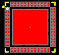 Puce d'acquisition vidéo et audio numérique Macrosilicon MS2108 - Interface vidéo - Boîtier SMT QFN-48-EP - Compatible USB 2.0