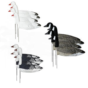 Goose Sock Decoys Realistic Hunting Windsock Decoy Set With Stable <b>Ground</b> <b>Stakes</b> Anti Reflective Matte Bodies and Quick Setup - Product Image 2
