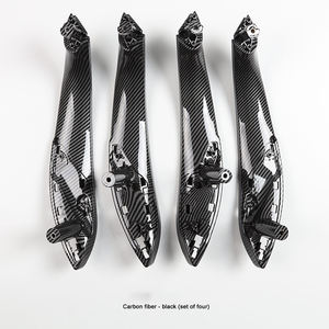 4 Pieces for 3 Series 3GT F30 2012-2018 Carbon Fiber Pattern <b>Car</b> Inner <b>Door</b> Handle Panel Pull Cover <b>Door</b> Handle - Product Image 1