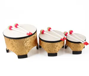 Vloertrommel Voor Kinderen Met Twee Hamer 10 Inch Vloer Drum Hand Percussie Drum Muziekinstrumenten