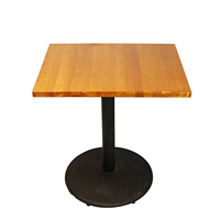 Table basse bois de hêtre massif plateau collé personnalisation OEM/ODM Table de restaurant