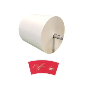 Ventilador de papel com estrela para xícara de café, recipiente revestido de pe, recipiente de papel com cinco estrelas, com material para café, compatível com aplicativos