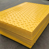 Tapis d'accès en HDPE 4x8, tapis de protection du sol, plaque routière, haute résistance, emboîtable, anti-UV, résistant à l'usure