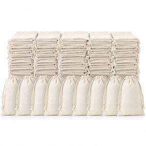 Pochette à cordon en toile de coton réutilisable, sac anti-poussière pour cadeaux de mariage, thé, bijoux, rangement, cadeau, intemporel, classique, raffiné - Product Image 3