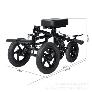 รถสกู๊ตเตอร์ไฟฟ้าสำหรับผู้พิการ ฟู่อี้ รุ่น 9003EB ความสูงแฮนด์จับ 40.5 ซม. พับเก็บได้ ช่วยในการเคลื่อนที่สำหรับผู้สูงอายุและผู้พิการ - Product Image 4