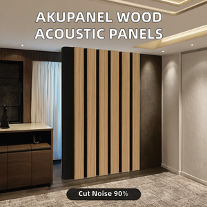 Paneles Acústicos de Madera Akupanel al <span class=keywords><strong>Mejor</strong></span> Precio, Ecológicos, 90% de Reducción de Ruido, Diseño Moderno para Insonorización de Hoteles y Apartamentos - Product Image 2