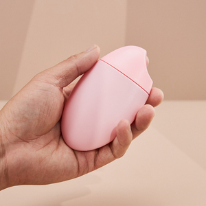 Forma de huevo 50 60 <span class=keywords><strong>ml</strong></span> HDPE Botellas de protección solar de tacto suave Botellas de loción a prueba de rayos UV Botellas para apretar Color Rosa personalizado Loción cosmética para el cuidado del bebé - Product Image 5