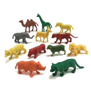 Simulazione piccoli animali <span class=keywords><strong>Zoo</strong></span> 12 modelli figurine Figure da collezione giocattoli per bambini ciechi scatola regalo - Product Image 5