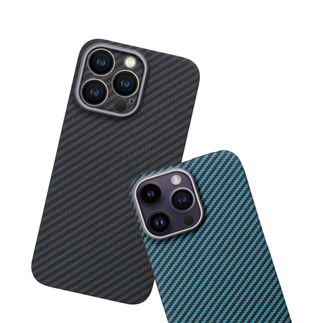 Real Carbon Fiber case New Design for 16pro Max/16pro/16/16plus Magnetic Aramid Mobile Phone Protective case