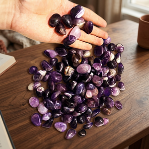 Piedras pulidas de amatista, gemas de cuarzo Natural, artesanías de piedra semipreciosa para tallado de mascotas decorativas de Feng Shui, piedras preciosas - Product Image 3
