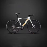 Vélo de route HUOSEN léger et ultra-léger pour adultes, femmes et hommes, jeunes, course, 27 vitesses, alliage d'aluminium, double frein à disque