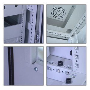 Network Cabinet 600mm x 600mm x 2150mm Sheet Metal Cold Rolled Steel Baking Paint Customizable - Product Image 2