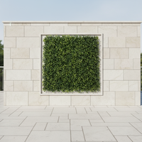 Nouveau design de plantes artificielles, panneau mural végétal en plastique pour une décoration réaliste de l'extérieur, du jardin et des clôtures