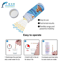 7-en-1 testeur de chlore brome PH gratuit bandes de papier outil de nettoyage de piscine pour l'analyse de l'eau de spa et de piscine