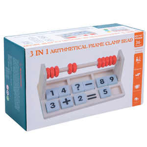 HOYE CRAFT – pince à <span class=keywords><strong>boulier</strong></span> en bois coloré pour enfants, <span class=keywords><strong>jeu</strong></span> de perles, tri de jouets éducatifs pour bébé - Product Image 6