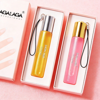 SAGALAG Stylos à Huile pour Cuticules 10ml avec Porte-clés, Logo Personnalisé, Roll-on à Huile pour Ongles, Soin des Cuticules Mini Luxe pour Manucure