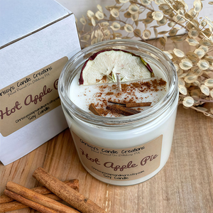 Bougie en verre de luxe Bougie de Noël d'aromathérapie à la cire de soja de qualité supérieure avec foin et citron séché pour la décoration intérieure - Product Image 5