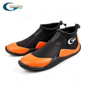 Zapatos Anfibios de Neopreno, Botas Acuáticas para Buceo, Calcetines para <span class=keywords><strong>Aletas</strong></span> de Buceo Libre, Reforzados, de Secado Rápido, para Buceo en Arrecifes, Kayak en Aguas Profundas - Product Image 1