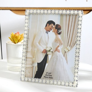 Cadre <span class=keywords><strong>Photo</strong></span> de luxe en perles, décoration de mariage, amour, cristal, cadre <span class=keywords><strong>Photo</strong></span> en plastique - Product Image 5