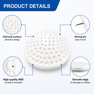 Étiquette antivol rigide pour le golf XLD-Y10 RF EAS, capteur de sécurité rond, étiquette antivol pour <span class=keywords><strong>magasin</strong></span> de vêtements - Product Image 3
