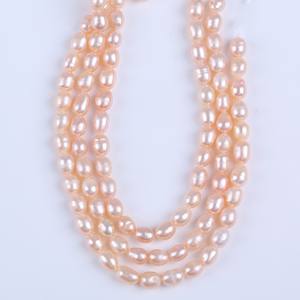 Perlas de Agua Dulce Blancas de 4-5 mm al por Mayor, Perlas Sueltas para Hacer Collares y Pulseras, Accesorios de Zhuji Rice - Product Image 3