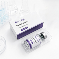 Autocollants personnalisés pour flacons en verre de peptides, étiquettes personnalisées pour bouteilles en verre