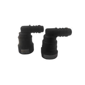 SAE 5/8 pouces coude 90 degrés raccord rapide assemblage de tuyau d'eau de refroidissement connecteur rapide en plastique avec raccords de liquide de refroidissement SAE 15.82 - Product Image 1