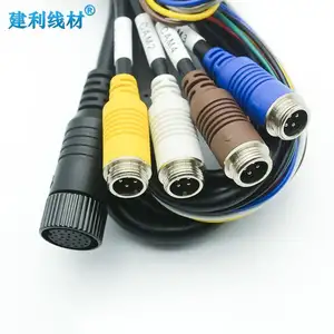 27-Pin Multi-Channel Transmission Vehicle Camera Signal Cable Noise-Free Connectivity For Seamless Surveillance Of Cars Monitors