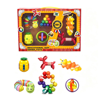 Juguete Educativo STEM, Juego de Entrenamiento Cerebral, Rompecabezas Mágico de Frijoles, Juego Inteligente 3D, Materiales ABS Sensoriales, Juguete Divertido de Aprendizaje
