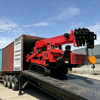 Grue araignée mobile télécommandée de haute qualité, 5 tonnes, 17 m, pour travaux de toiture
