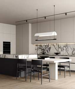 Mobili da Cucina Moderni CBMmart dal Design Personalizzabile in Toni Neutri per <span class=keywords><strong>Cucine</strong></span> Contemporanee con Design Gratuito - Product Image 1
