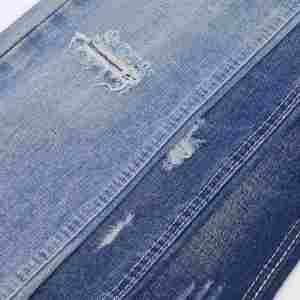 Nhà Máy Trực Tiếp 14Oz Vải Vải Denim Vải 75% Cotton 25% Poly Unisex Thân Thiện Với Môi Không Căng Màu Xanh Dệt Cho Bọc Ngành Công Nghiệp - Product Image 2