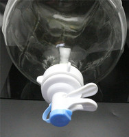 Bouteille en verre sans BPA, 3-6,5 gallons, grande jarre transparente pour boissons, bouchon à vis, vin, bière, jus, fermentation