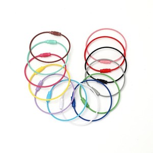 Creative Colorful Steel <b>Wire</b> Rings Spray Painted Metal DIY Jewelry Accessories For <b>Craft</b> Projects Summer 2024 Yiwu Origin - Product Image 3