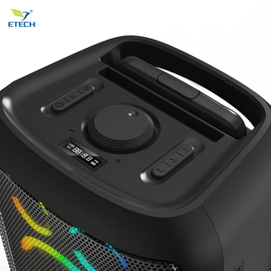 Tekerlekler ile arabası parti <span class=keywords><strong>Bluetooth</strong></span> hoparlör, 10W güçlü ses ve RGB ışıkları, açık etkinlikler için IPX4 su geçirmez Karaoke hoparlörü - Product Image 4