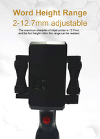 Imprimante jet d'encre compacte et portable 600 dpi, qualité automatique pour l'impression d'étiquettes, de dates et de codes-barres sur toute surface, état neuf, utilisation facile