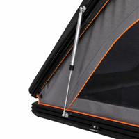 Tente de toit rigide en aluminium de haute qualité, tissu Oxford imperméable, 4 personnes, tente de toit pop-up pour voiture, prix usine