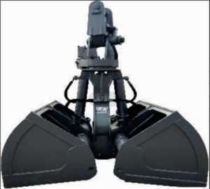 Benna a Conchiglia Sigillata con Rotazione a 360 Gradi per Movimentazione Materiali su Escavatore in Porto - Product Image 4