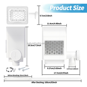 Sistema de <span class=keywords><strong>filtro</strong></span> de recolección de <span class=keywords><strong>agua</strong></span> de <span class=keywords><strong>lluvia</strong></span>, kits de desviador de canalón para desviador de <span class=keywords><strong>bajante</strong></span> de 2x3 pulgadas - Product Image 3