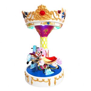 Manège extérieur en fibre de verre en forme de cheval musical, certifié CE, pour 5 à 10 passagers, du fabricant de Guangzhou, pour centres commerciaux - Product Image 1