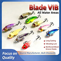 Leurre vibrant coulant VIB, multi-poids, longue portée, polyvalent pour la mer et l'eau douce