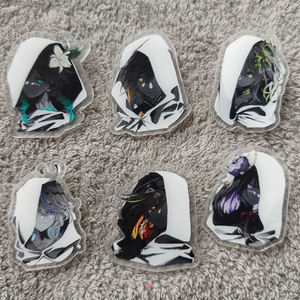6 pièces/ensemble Genshin Impact Wanderer Cosplay sac à dos Badge Haborym Furina Barbatos Morax <span class=keywords><strong>Nahida</strong></span> Raiden Shogun sagesse acrylique broche - Product Image 3