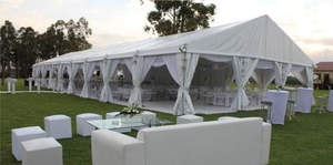 Offre Spéciale grande tente extérieure en aluminium d'événement d'exposition tente <span class=keywords><strong>Barnum</strong></span> de noce avec le modèle imperméable d'auvent de paroi latérale - Product Image 6