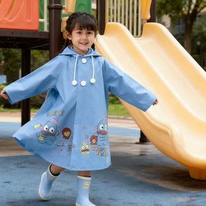 방수 여행용 어린이 야외 캠핑 재사용 가능 맞춤형 로고 도매 남아용 우비 - Product Image 1